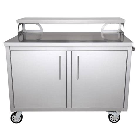 outdoor stainless steel storage cabinet|stainless steel portable kitchen cabinet.